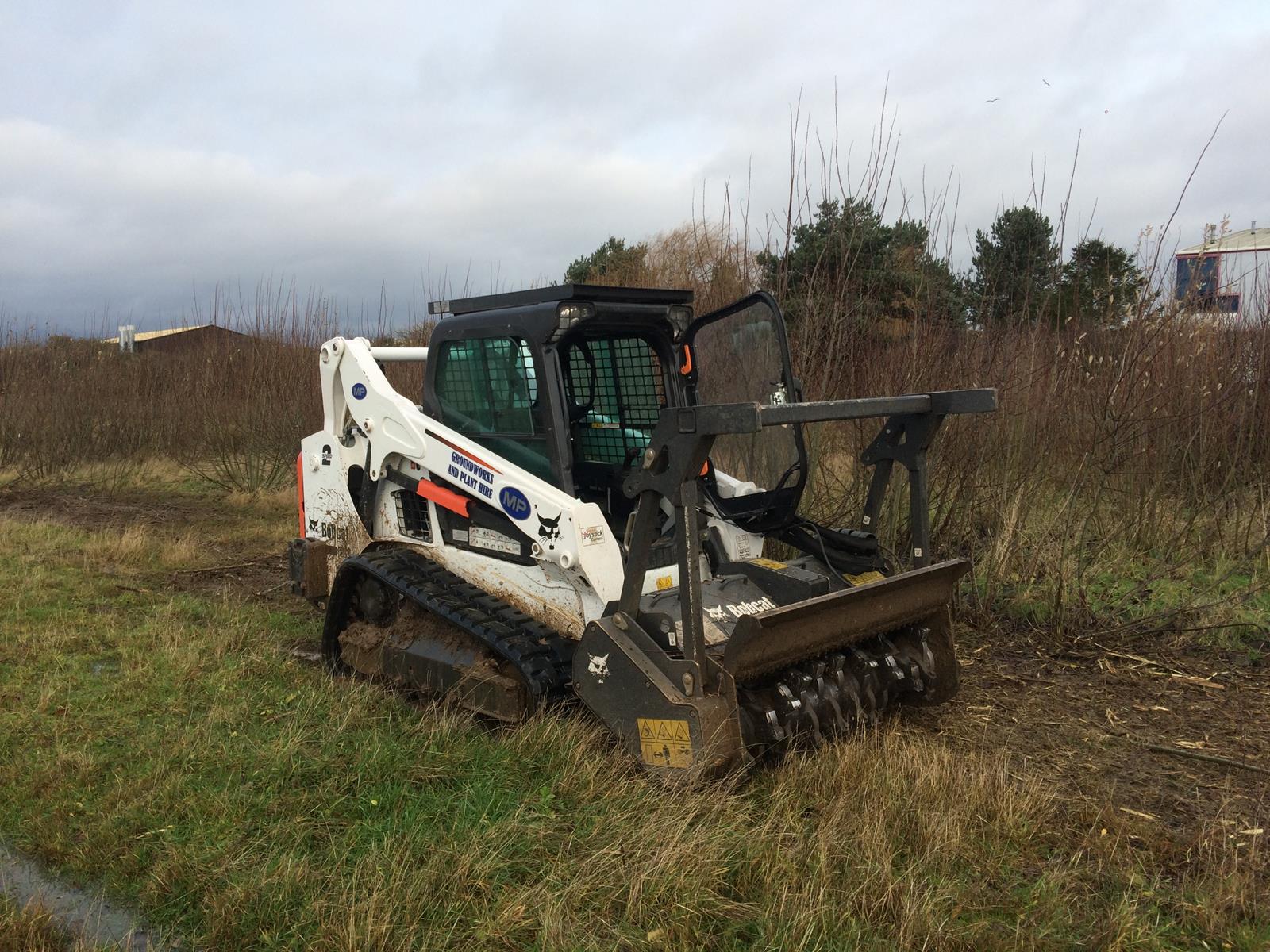 MP Groundworks Bobcat Forestry Mulcher 01