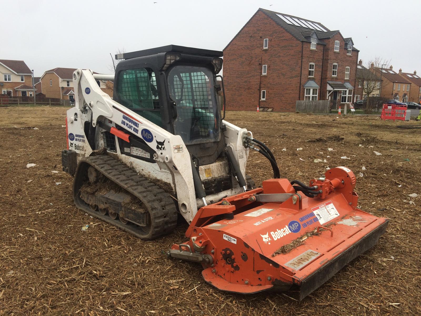 MP Groundworks Bobcat Forestry Mulcher 03 MP Groundworks Bobcat Forestry Mulcher 03
