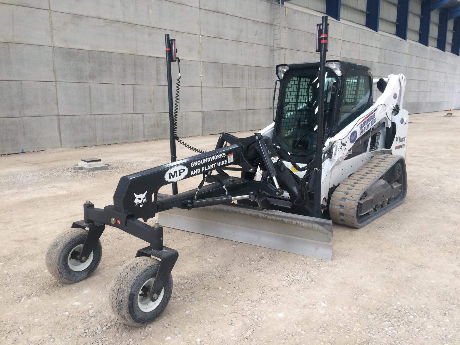 MP Groundworks Bobcat Laser Grader 01 MP Groundworks Bobcat Laser Grader 01