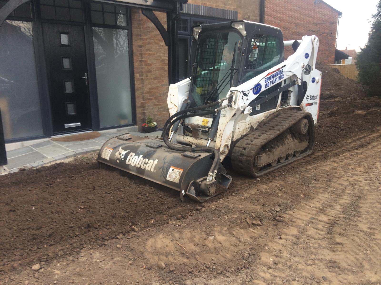 MP Groundworks Bobcat and Digger 01 MP Groundworks Bobcat and Digger 01